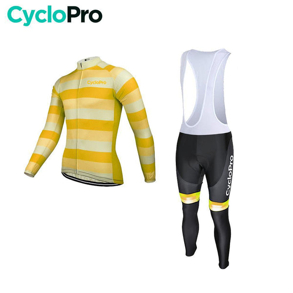 Tenue cycliste automne Jaune Homme - Evasion+