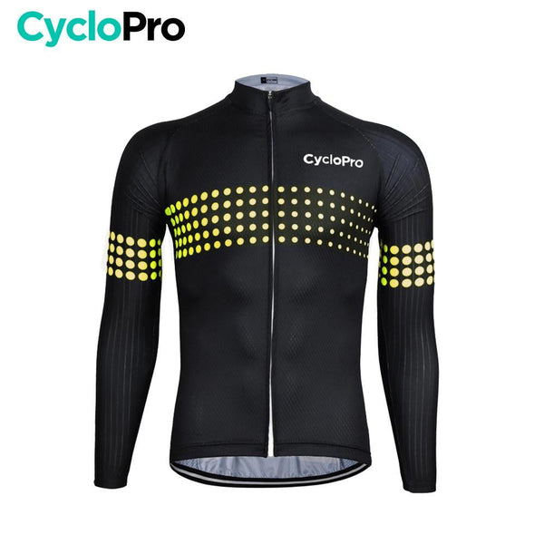 MAILLOT LONG DE CYCLISME JAUNE - AUTOMNE - LIBERTY+