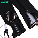 Tenue cycliste hiver Noire et Verte - Confort+ tenue de cyclisme hiver CycloPro 