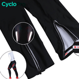 Tenue cycliste automne Noire et Rouge - Confort+ tenue de cyclisme hiver CycloPro 