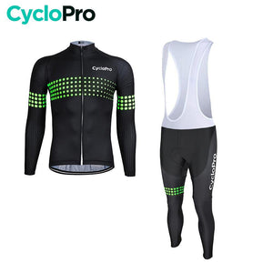 Tenue cycliste automne Verte Homme - Liberty+