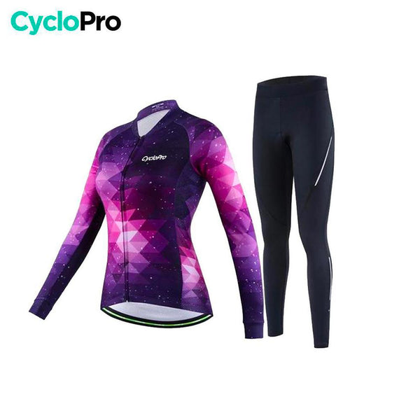 Tenue Vélo Hiver Mauve - Magic+