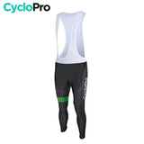 COLLANT CYCLISTE VERT LIBERTY+ - HIVER