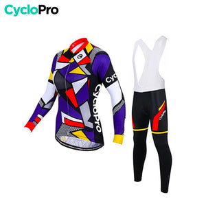 Tenue Vélo Hiver Mosaique - Confort+