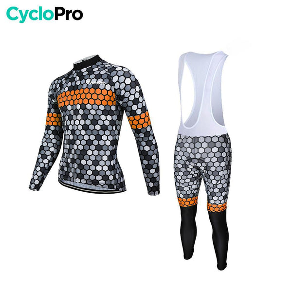 Tenue cycliste hiver Orange - Atmosphère+