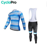 Tenue cycliste automne Bleue Homme - Evasion+