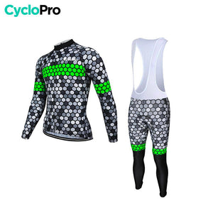 Tenue cycliste hiver Verte - Atmosphère+