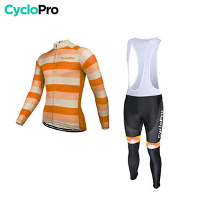 Tenue cycliste hiver Orange - Evasion+