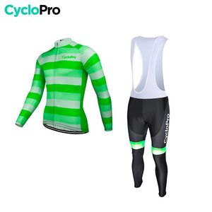 Tenue cycliste hiver Verte - Evasion+