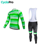 Tenue cycliste hiver Verte - Evasion+