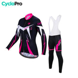 Tenue Vélo Automne Rose - Confort+