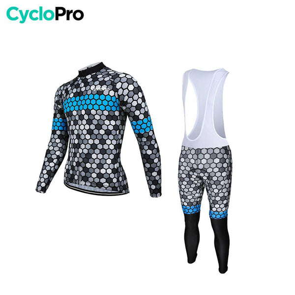 Tenue cycliste hiver Bleue - Atmosphère+