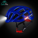 CASQUE ROCKBROS ULTRA-LIGHT casques lumineux Cyclo Pro Bleu 