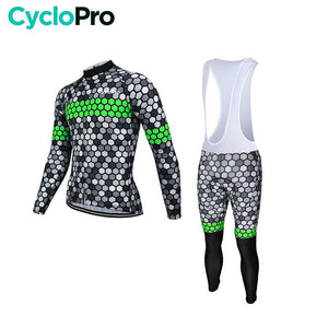 Tenue cycliste automne Verte Homme - Atmosphère+