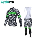 Tenue cycliste automne Verte Homme - Atmosphère+