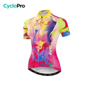 MAILLOT MANCHE COURTE - FEMME CycloPro L 