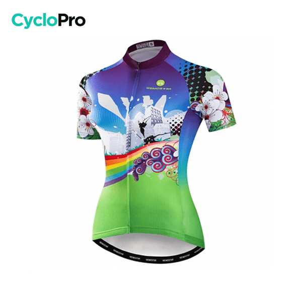 MAILLOT MANCHE COURTE - FEMME CycloPro L 