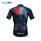 Maillot Cyclisme Fleurs et Squelette - Aero+ Maillot court cyclisme CycloPro 