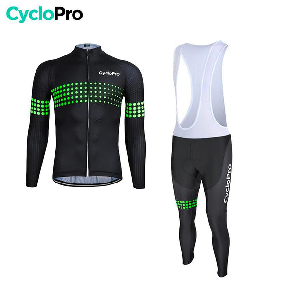 Tenue cycliste hiver Verte - Liberty+