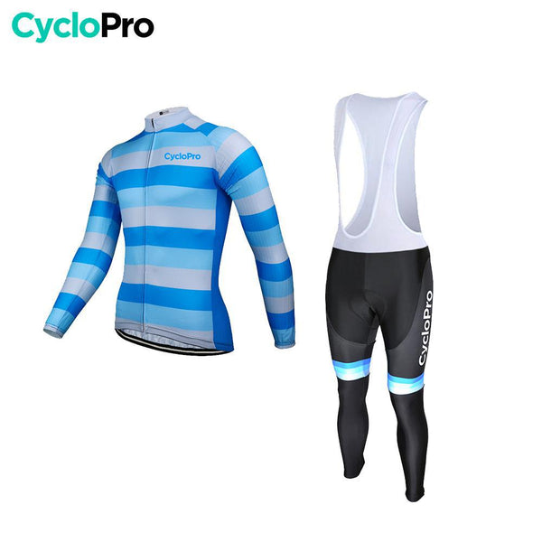 Tenue cycliste hiver Bleue - Evasion+