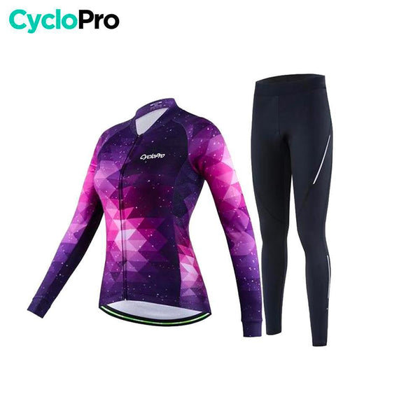 Tenue Vélo Automne Mauve - Magic+