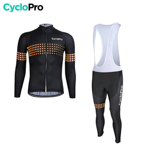 Tenue cycliste Hiver Orange - Liberty+