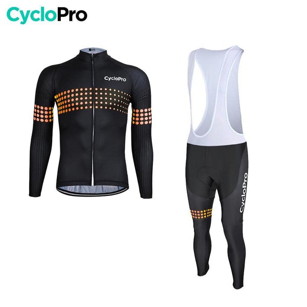 Tenue cycliste Hiver Orange - Liberty+