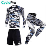 Ensemble running complet - Perform+ Ensemble running CycloPro Ensemble militaire S 