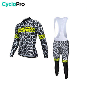 Tenue cycliste hiver Jaune - Atmosphère+