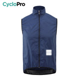 Gilet Coupe-vent - Light & Protect gilet coupe-vent CycloPro Bleu Marine XS 