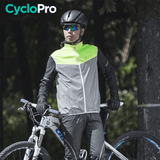 Gilet de pluie et coupe-vent pour vélo - Security+ Gilet coupe-vent homme CycloPro 