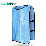 Gilet cyliste sans manche pour enfant Gilet cycliste sans manche enfant CycloPro Bleu 