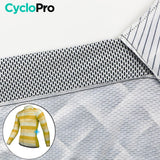 Tenue cycliste automne Jaune Homme - Evasion+ tenue de cyclisme automne CycloPro 