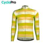 Tenue cycliste hiver Jaune - Evasion+ tenue de cyclisme thermique CycloPro 