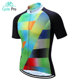 Maillot Cyclisme Mosaïque - Maxi+ Maillot court cyclisme CycloPro 4XL 