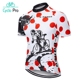 Tenue De Cycliste Route à Pois - Perform+ Tenue de cyclisme été CycloPro 