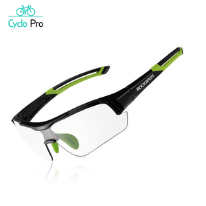 LUNETTES À VERRES PHOTOCHROMIQUES POUR CYCLISTE - Easy M Lunettes photochromiques cyclisme Cyclo Pro Vert 