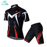 Tenue de Cycliste Route - Confort max Tenue de cyclisme été CycloPro Rouge - Sans bretelles 3XL 