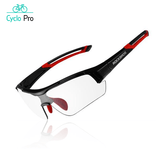 LUNETTES À VERRES PHOTOCHROMIQUES POUR CYCLISTE - Easy M Lunettes photochromiques cyclisme Cyclo Pro Rouge 