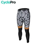 COLLANT CYCLISTE ORANGE ATMOSPHÈRE+ - HIVER collant thermique homme CycloPro XS Sans Bretelles 