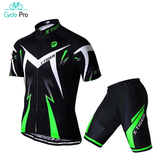 Tenue de Cycliste Route - Confort max Tenue de cyclisme été CycloPro Vert - Sans bretelles 3XL 