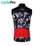 Maillot Cyclisme sans manches Noir et Blanc - Military Maillot sans manche homme CycloPro 