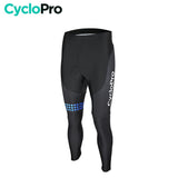 COLLANT CYCLISTE BLEU LIBERTY+ - HIVER collant thermique homme CycloPro XS Sans Bretelles 