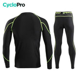 Sous-vêtement ensemble thermique Sous-vêtement thermique CycloPro 