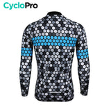 Tenue cycliste automne Bleue Homme - Atmosphère+ tenue de cyclisme automne CycloPro 