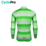 Tenue cycliste automne Verte Homme - Evasion+ tenue de cyclisme automne CycloPro 