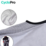 Maillot Cyclisme sans manches Noir et Blanc - Military Maillot sans manche homme CycloPro 