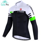 MAILLOTS MANCHES LONGUES - AUTOMNE - POUR HOMME Maillot long pour homme Cyclo Pro Vert 4XL 