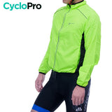 Coupe-vent cycliste fluo Coupe-vent cycliste CycloPro 