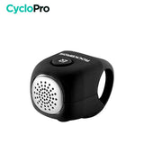 Avertisseur sonore pour vélo - DIGI+ Avertisseur sonore CycloPro Noir 